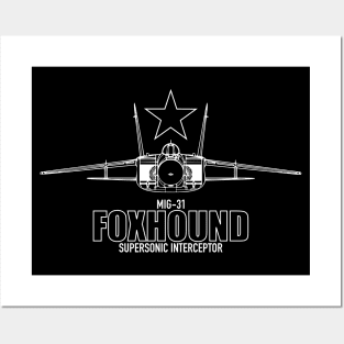 Mig-31 Foxhound Posters and Art